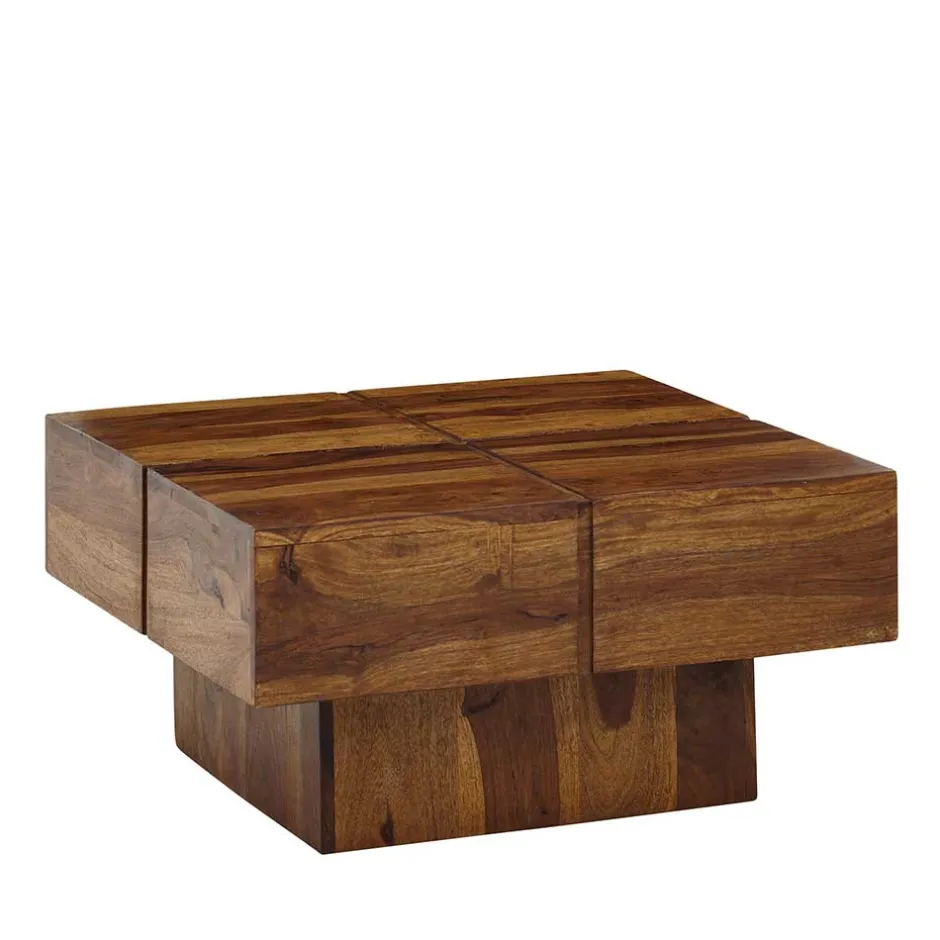 Pharao24 Block Couchtisch Holz Satos> Beistelltische|Massivholztische