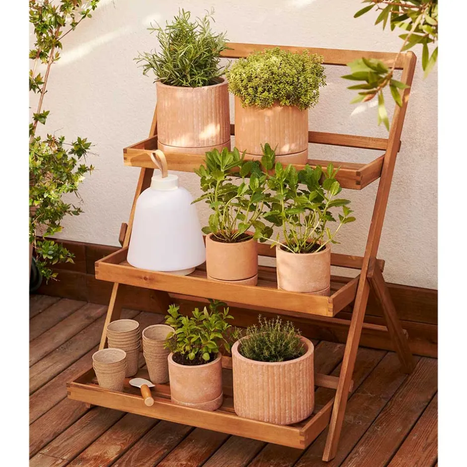 Pharao24 Blumen Regal Una> Massivholzregale|Standregale