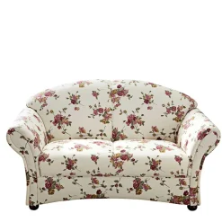 Polstermöbel|Wohnzimmercouch*Pharao24 Blumen Sofa Manitoba