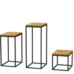 Telefontische|Blumensäulen*Pharao24 Blumenhocker Set Bluevino