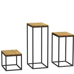 Telefontische|Blumensäulen*Pharao24 Blumenhocker Set Bluevino