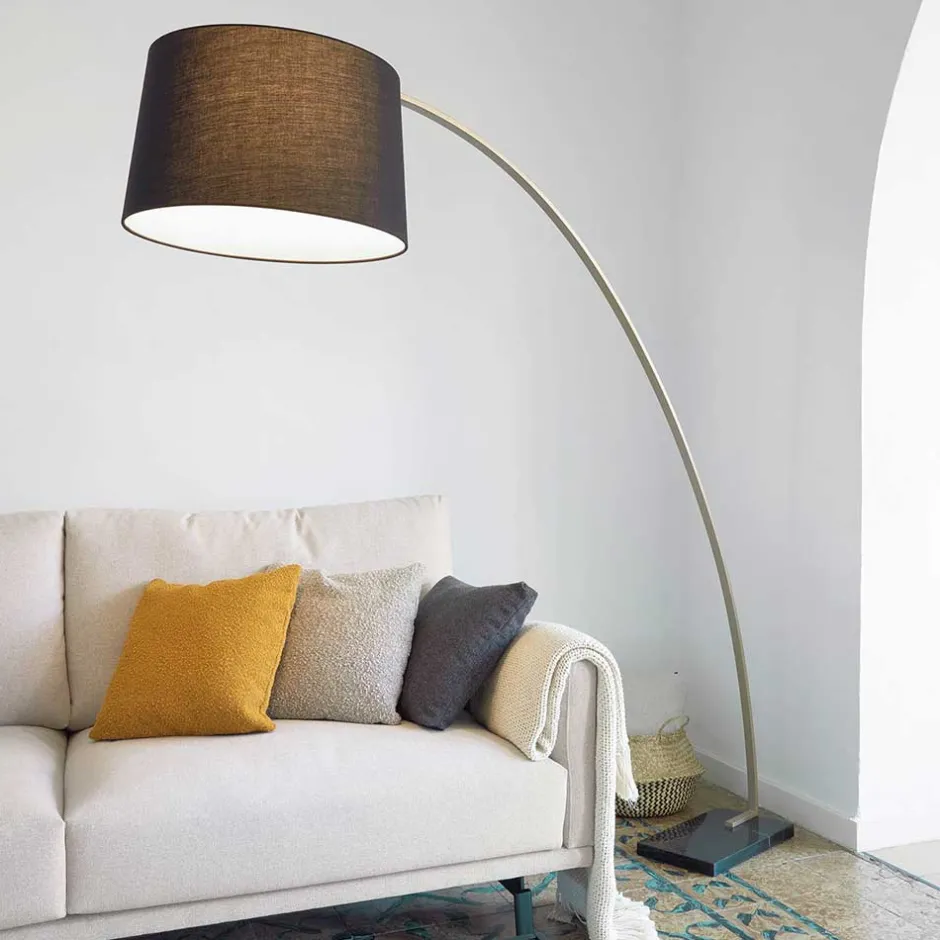 Lampen Und Leuchten*Pharao24 Bogenlampe Lianco