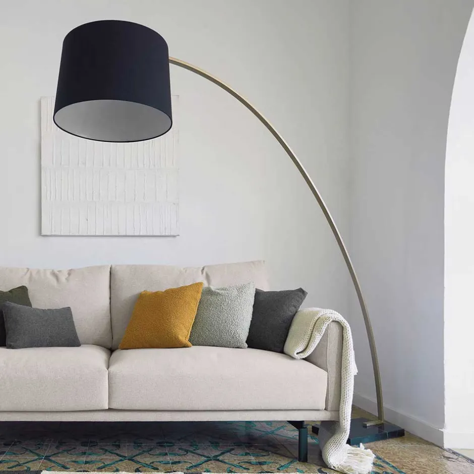 Lampen Und Leuchten*Pharao24 Bogenlampe Lianco