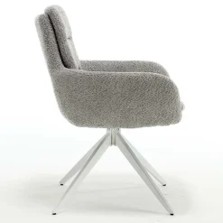 Armlehnstühle*Pharao24 Boucle Esstisch Stühle Moranna