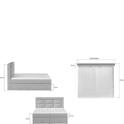 Funktionsbetten|Schubkastenbetten*Pharao24 Boxbett Charinas