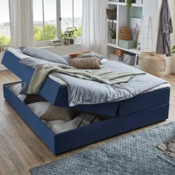 Pharao24 Boxbett ohne Kopfteil Waterback> Funktionsbetten|Schubkastenbetten