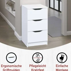 Nachtkommoden|Nachttisch*Pharao24 Boxspring Nachtkommode Enija