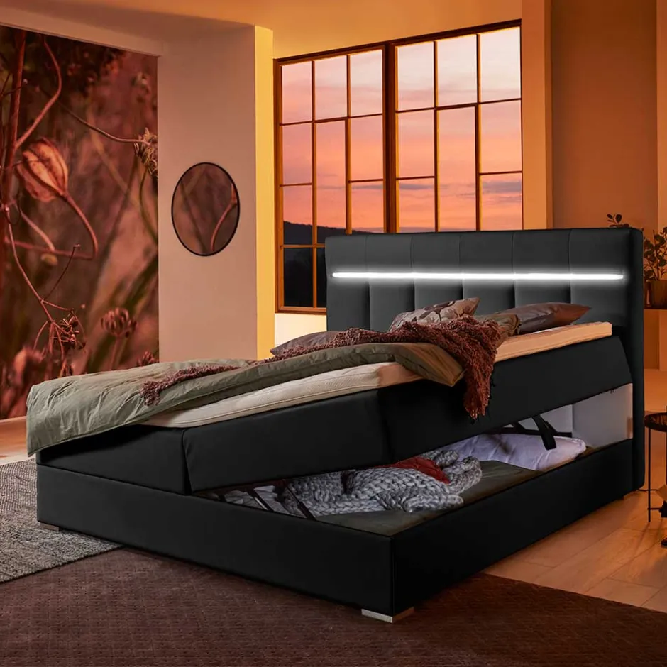 Funktionsbetten|Schubkastenbetten*Pharao24 Boxspringbett Maggiore