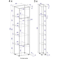 Büromöbel Sets*Pharao24 Büro Schrank Set Rascian