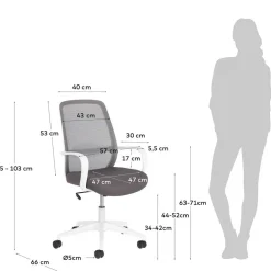 Bürostuhl*Pharao24 Bürodrehstuhl Abiling