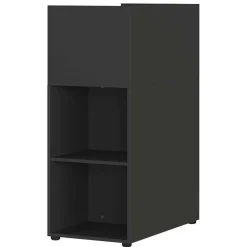 Büromöbel Sets*Pharao24 Bürokombination dunkelgrau Abby