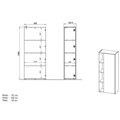 Büromöbel Sets*Pharao24 Büromöbel Komplettset Liadoras