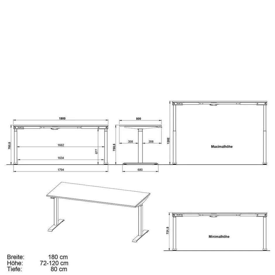 Pharao24 Büromöbel weiß Kalastania> Büromöbel Sets