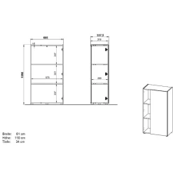 Büroschränke|Aktenschränke*Pharao24 Büroschrank Sinnabra