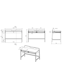Computertische|Jugendschreibtische*Pharao24 Büroschreibtisch Korres