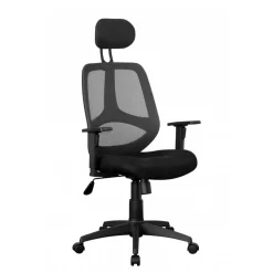 Bürostuhl*Pharao24 Bürostuhl mit Kopfstütze Gianus