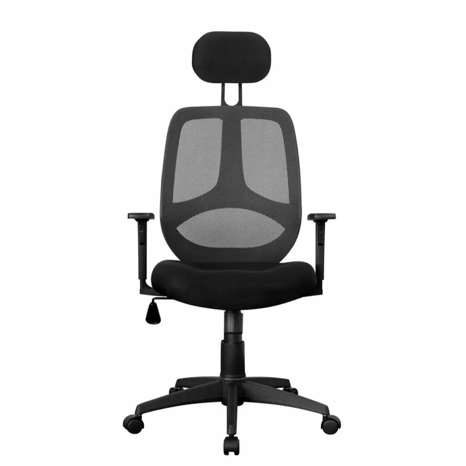 Bürostuhl*Pharao24 Bürostuhl mit Kopfstütze Gianus