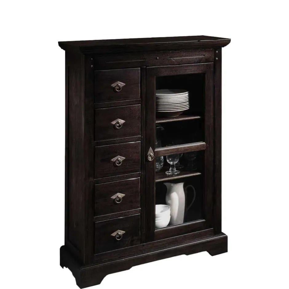 Küchenkommode|Wohnzimmerkommoden*Pharao24 Brotschrank Aceh