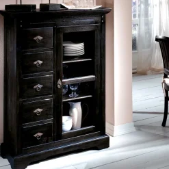 Küchenkommode|Wohnzimmerkommoden*Pharao24 Brotschrank Aceh