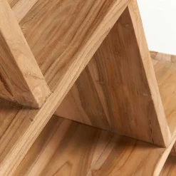 Wohnzimmerregale|Massivholzregale*Pharao24 Buchregal Navoi