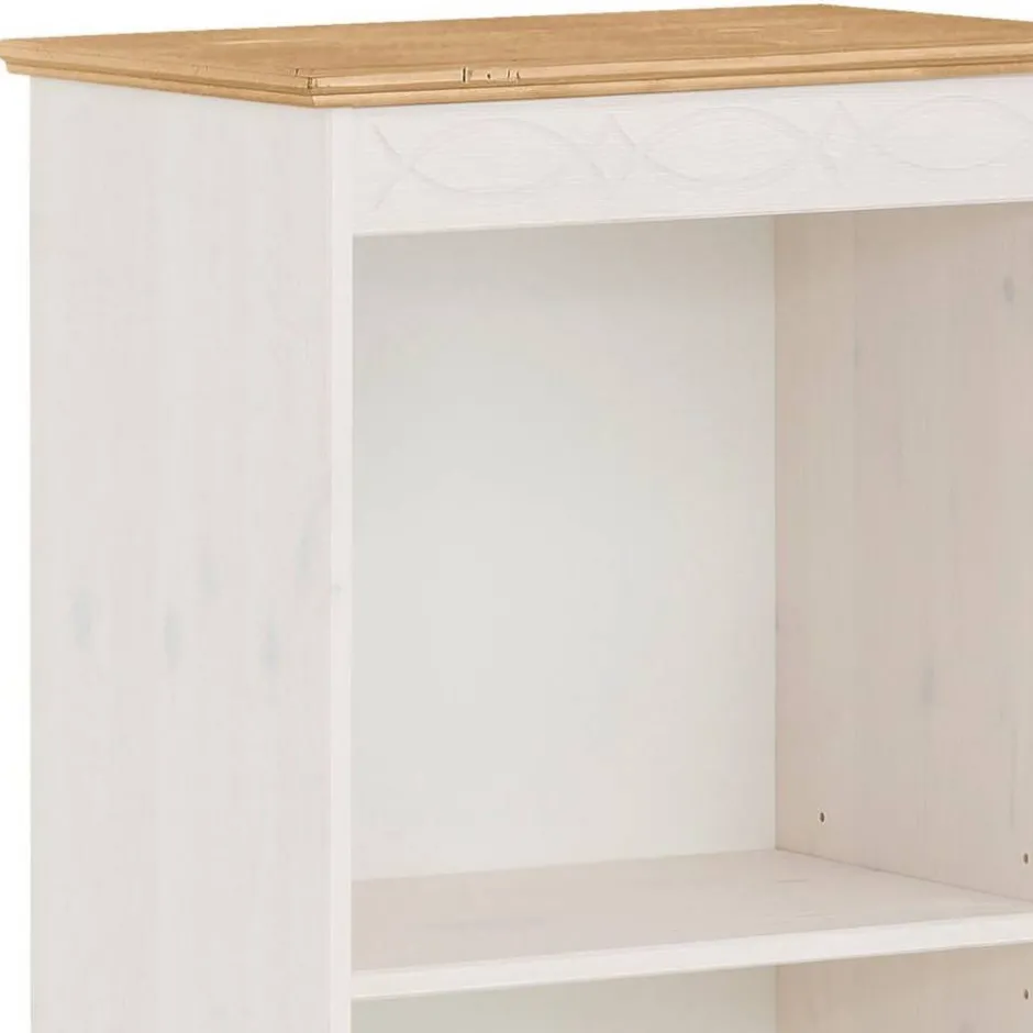 Pharao24 Buchregal Regine> Massivholzregale|Bücherregale