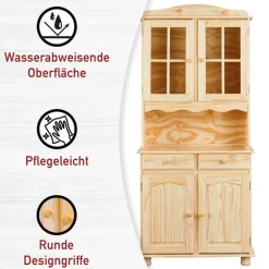 Massivholz Schränke|Esszimmerschränke*Pharao24 Buffet-Schrank Classico