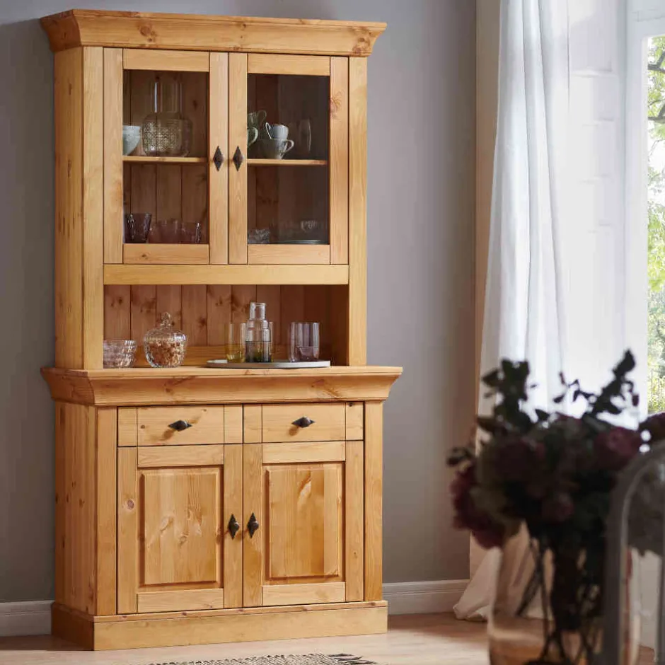 Massivholzmöbel|Anrichten*Pharao24 Buffetschrank Drobeta