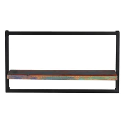 Wohnzimmerregale|Hängeregale*Pharao24 Buntes Wandboard Woodstock