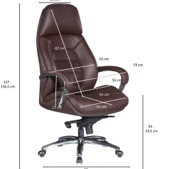 Bürostuhl*Pharao24 Chefsessel Rikers