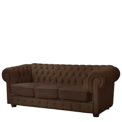 3 Sitzer Sofa*Pharao24 Chesterfield Couch Lioberta