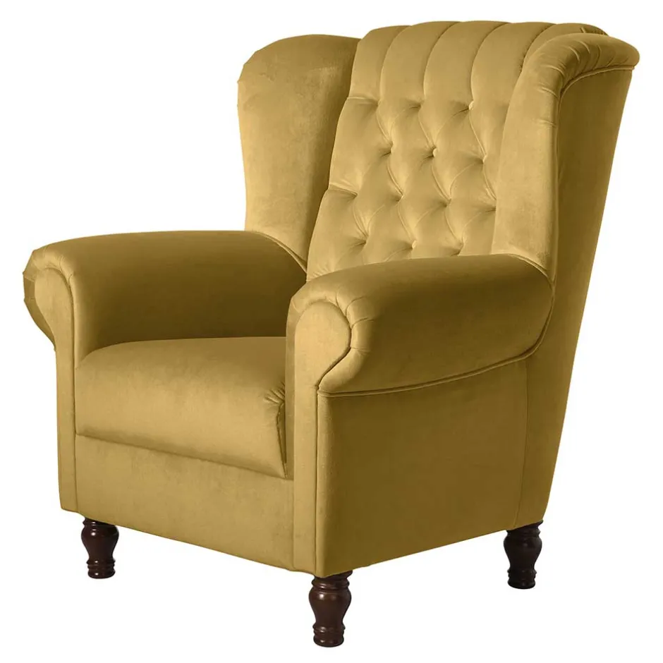 Pharao24 Chesterfield Ohrensessel Kleera> Ohrensessel