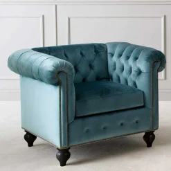 Pharao24 Chesterfield Sessel Sinkala> Polstermöbel|Wohnzimmer Sessel