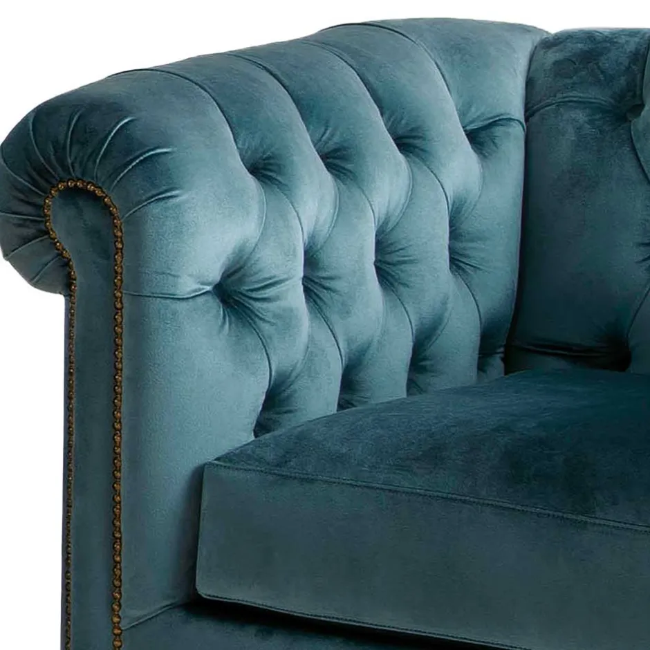 Pharao24 Chesterfield Sessel Sinkala> Polstermöbel|Wohnzimmer Sessel