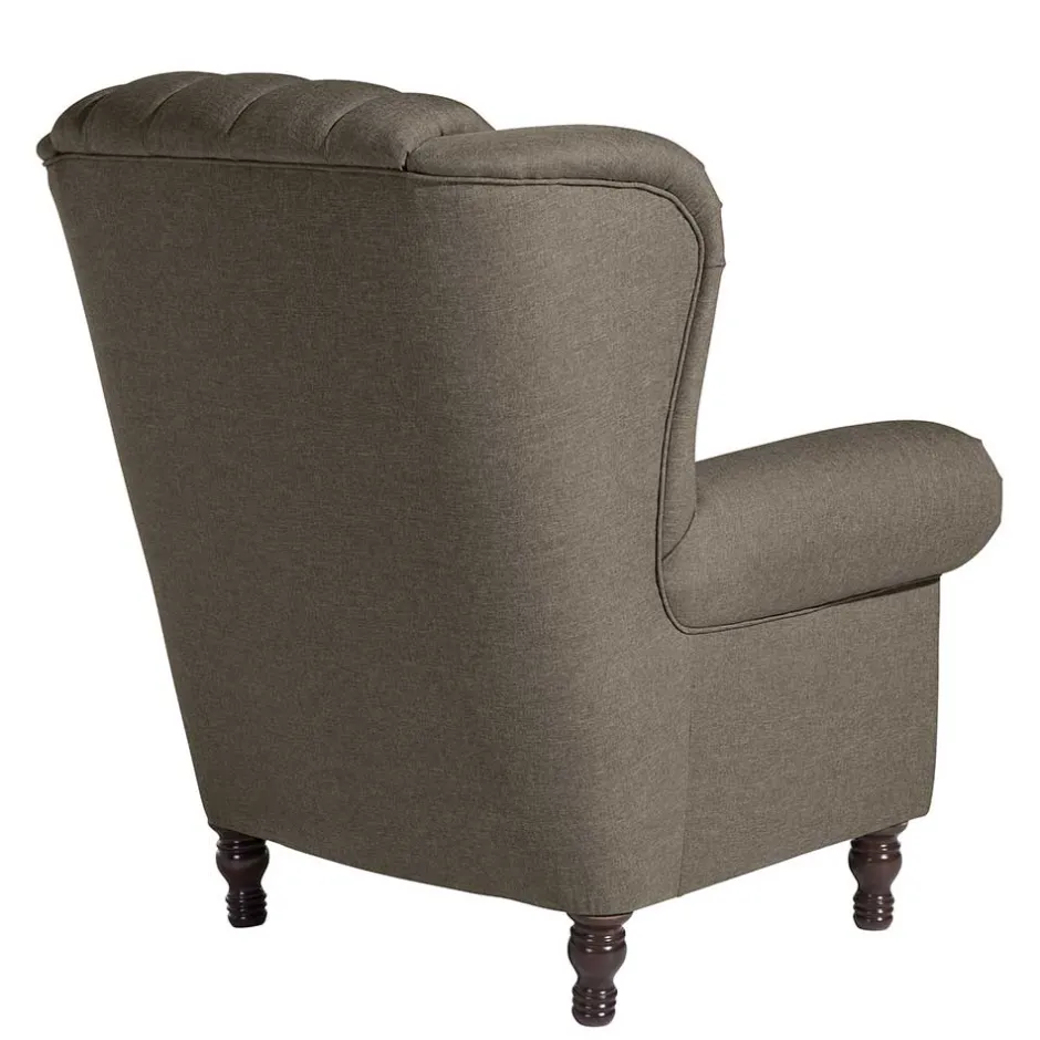 Ohrensessel*Pharao24 Chesterfield Wohnzimmersessel Kobi