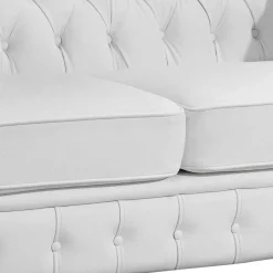 Polstermöbel|Wohnzimmercouch*Pharao24 Chesterfield Zweier Sofa Jymm