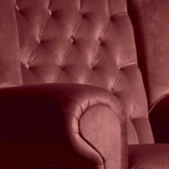 Ohrensessel*Pharao24 Chesterfieldsessel Samt Lavaco