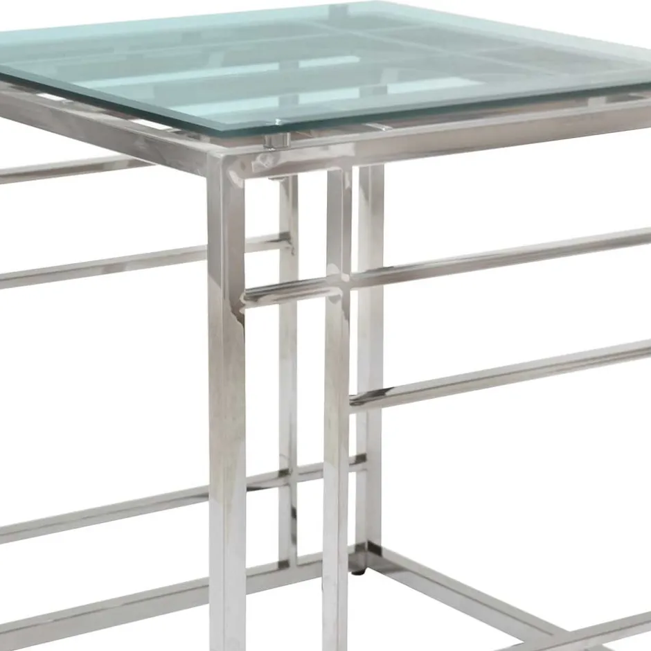 Pharao24 Chrom Beistelltisch Inegrados> Telefontische|Glastische