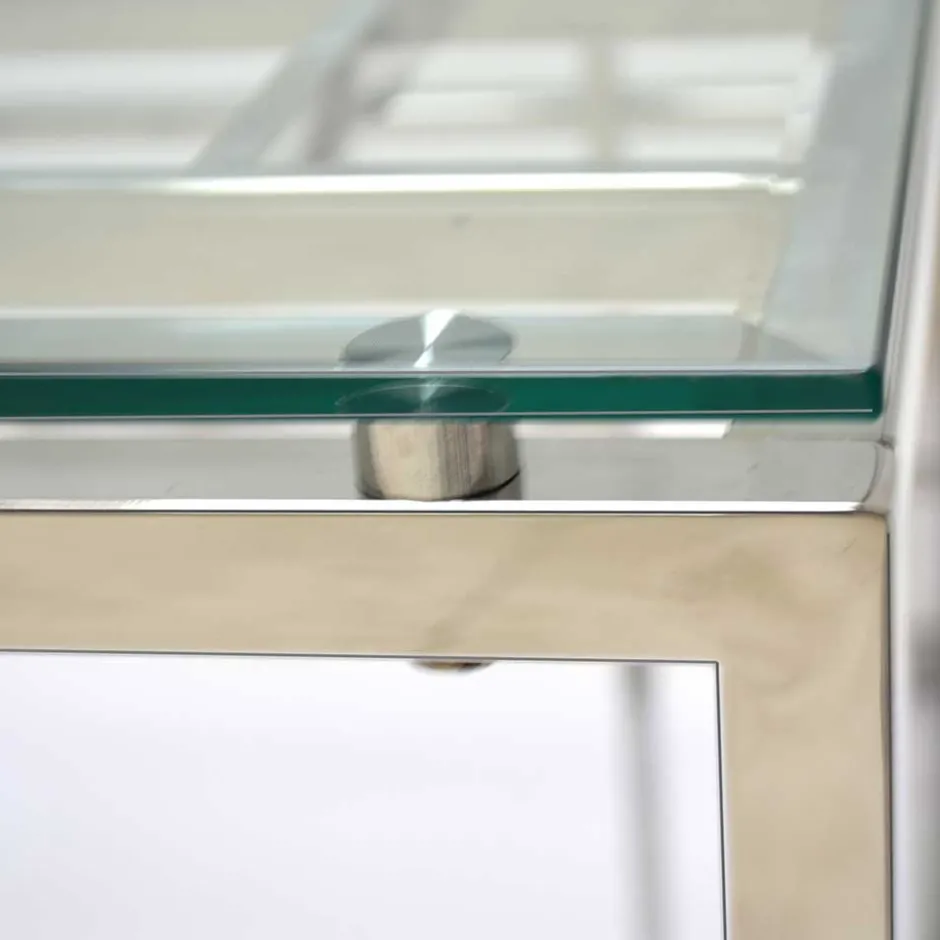 Pharao24 Chrom Beistelltisch Inegrados> Telefontische|Glastische