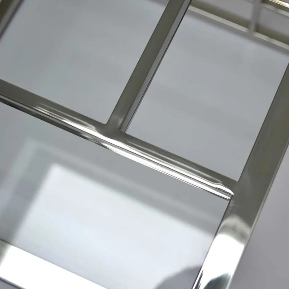 Pharao24 Chrom Beistelltisch Inegrados> Telefontische|Glastische