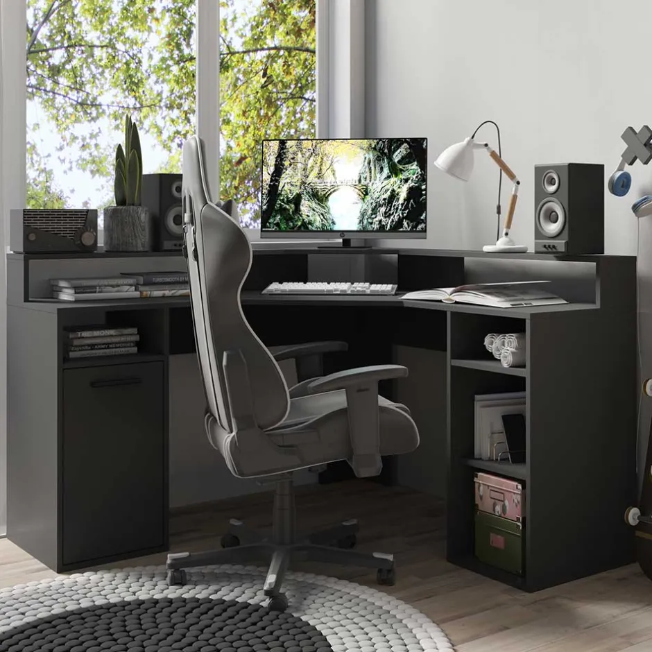 Schreibtische*Pharao24 Computereckschreibtisch Judith