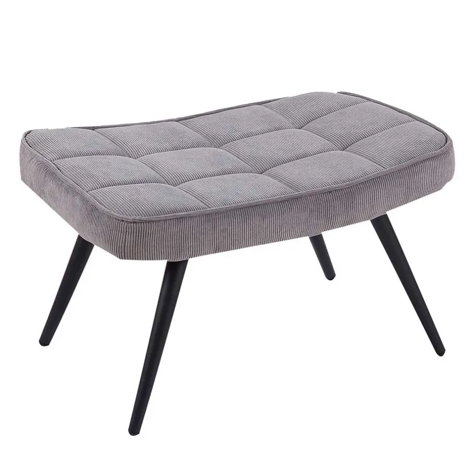 Hocker*Pharao24 Cord Fusshocker Dalicia