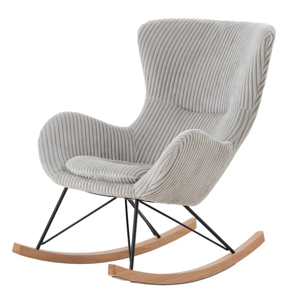 Pharao24 Cord Schaukelsessel Manitoba> Wohnzimmer Sessel|Ohrensessel