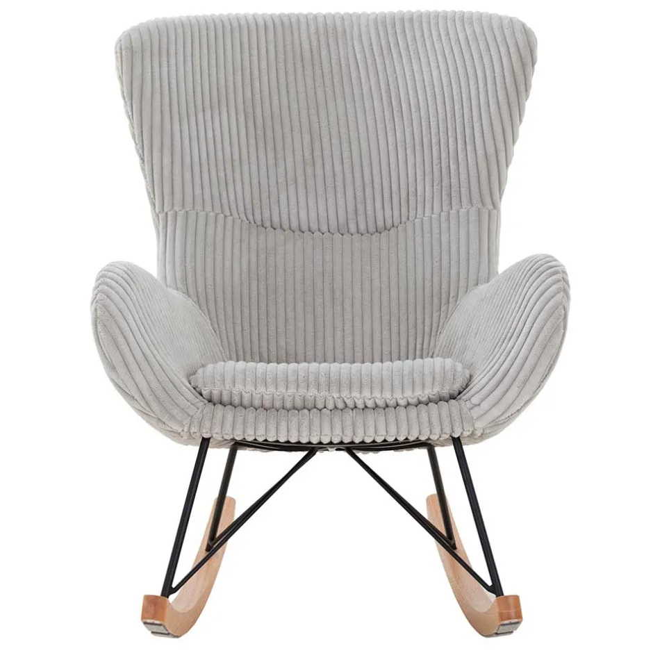 Pharao24 Cord Schaukelsessel Manitoba> Wohnzimmer Sessel|Ohrensessel