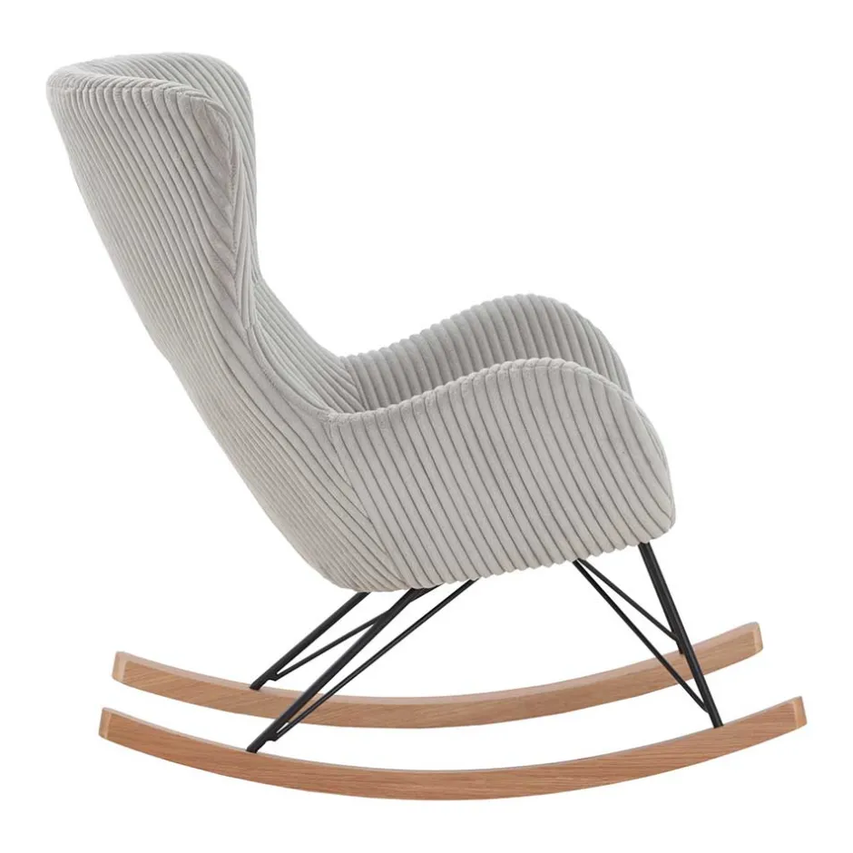 Pharao24 Cord Schaukelsessel Manitoba> Wohnzimmer Sessel|Ohrensessel