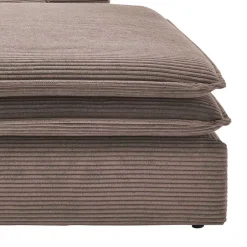 Relaxsessel*Pharao24 Cord Sessel und Hocker Mejan