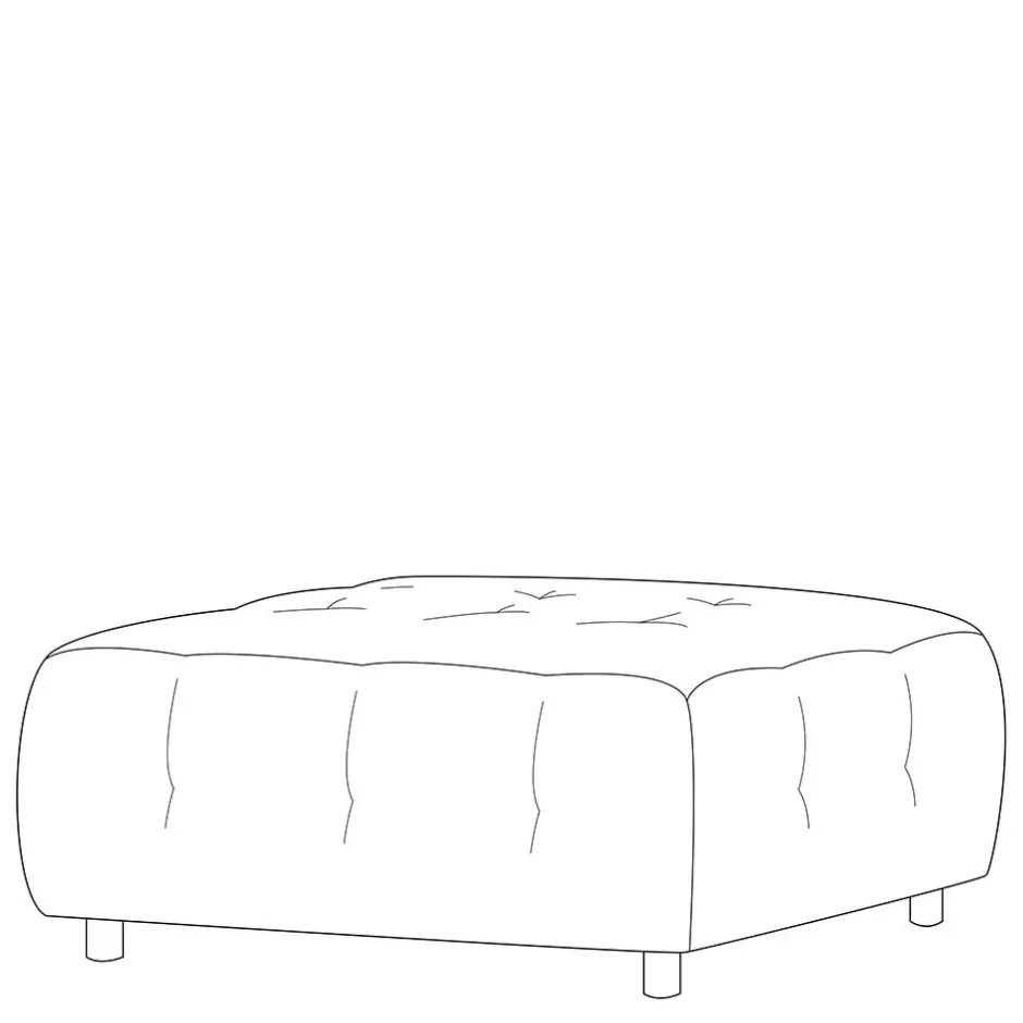 Hocker|Sitzhocker*Pharao24 Couch Beistellhocker Mareida