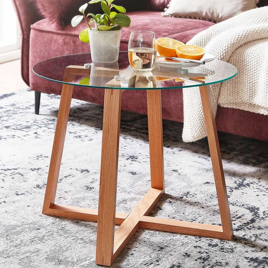 Pharao24 Couch Beistelltisch Clarina> Wohnzimmertisch|Glastische