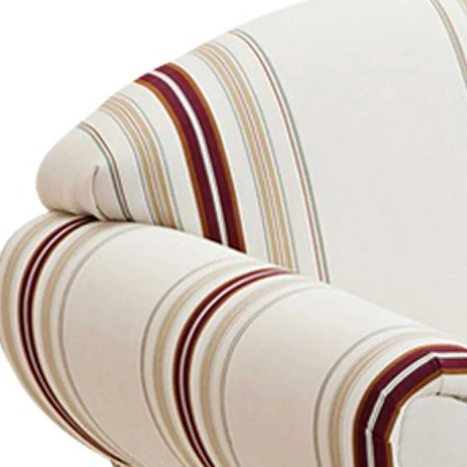 Polstermöbel|Wohnzimmercouch*Pharao24 Couch mit Streifen Mitica