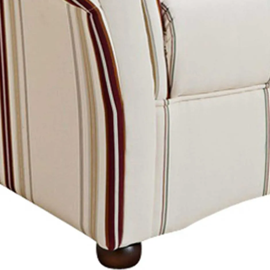 Polstermöbel|Wohnzimmercouch*Pharao24 Couch mit Streifen Mitica