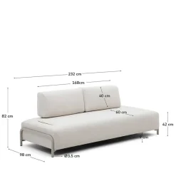 3 Sitzer Sofa*Pharao24 Couch Vivo